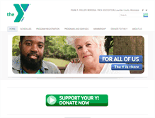 Tablet Screenshot of columbus-ymca.com